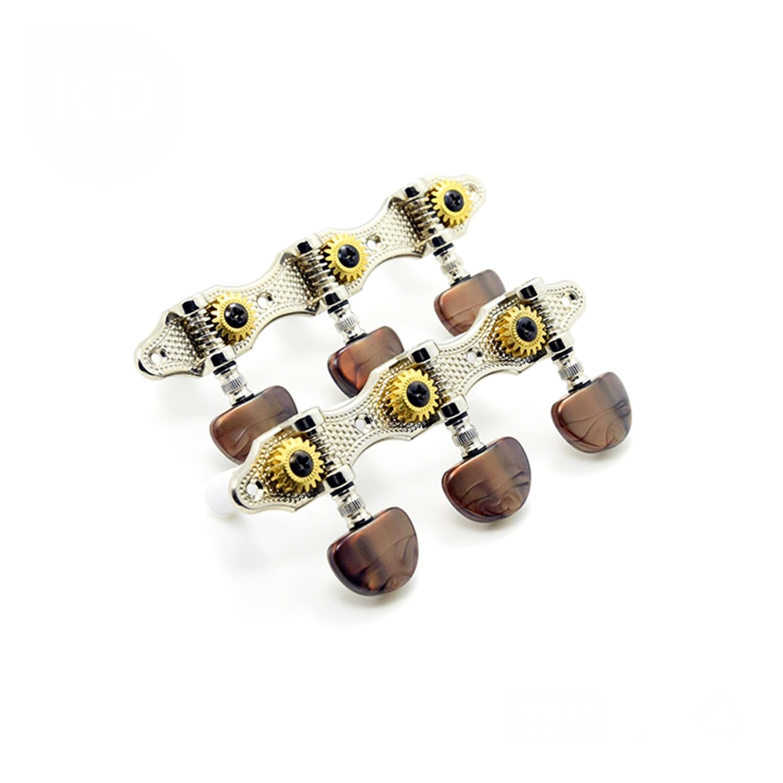 Gitarren Saiten Stimmgerät Klassische Gitarre Tuning Peg Bronze Chrom Farbe 1:18 Verhältnis Gitarre Maschine Kopf Reparatur Teile Zubehör