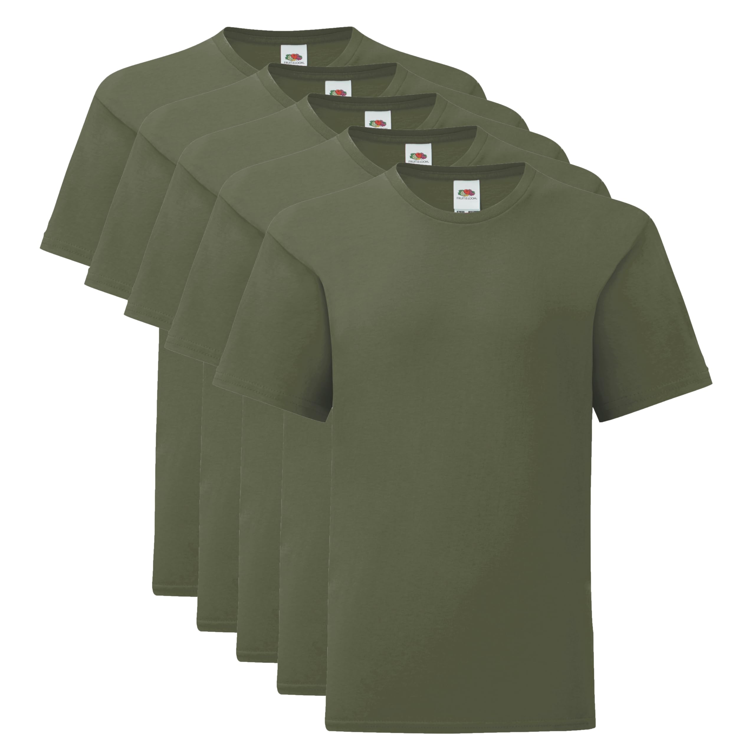 Fruit of The Loom Heavy T-Shirt Uomo (Pacco da 5)