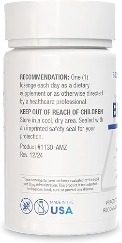 Miniatura 8 de Biotics Research Mg-Zyme Complejo de Magnesio Triple para el sueño, la relajación y la salud ósea + vitamina B12-2000 B12, B6 y folato para apoyo de