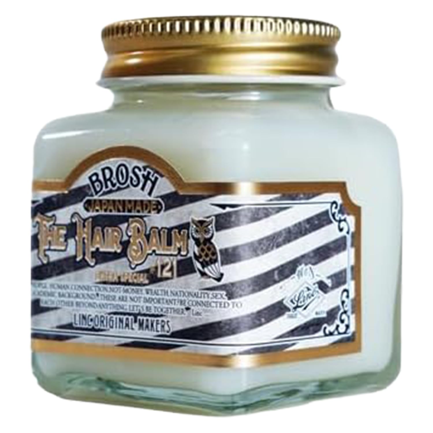 Brosh Hair Balm 121: Multi-Use Olive Oil Styling Cream for Hair & Skin - Citrus Herbal Scent, 2.5oz