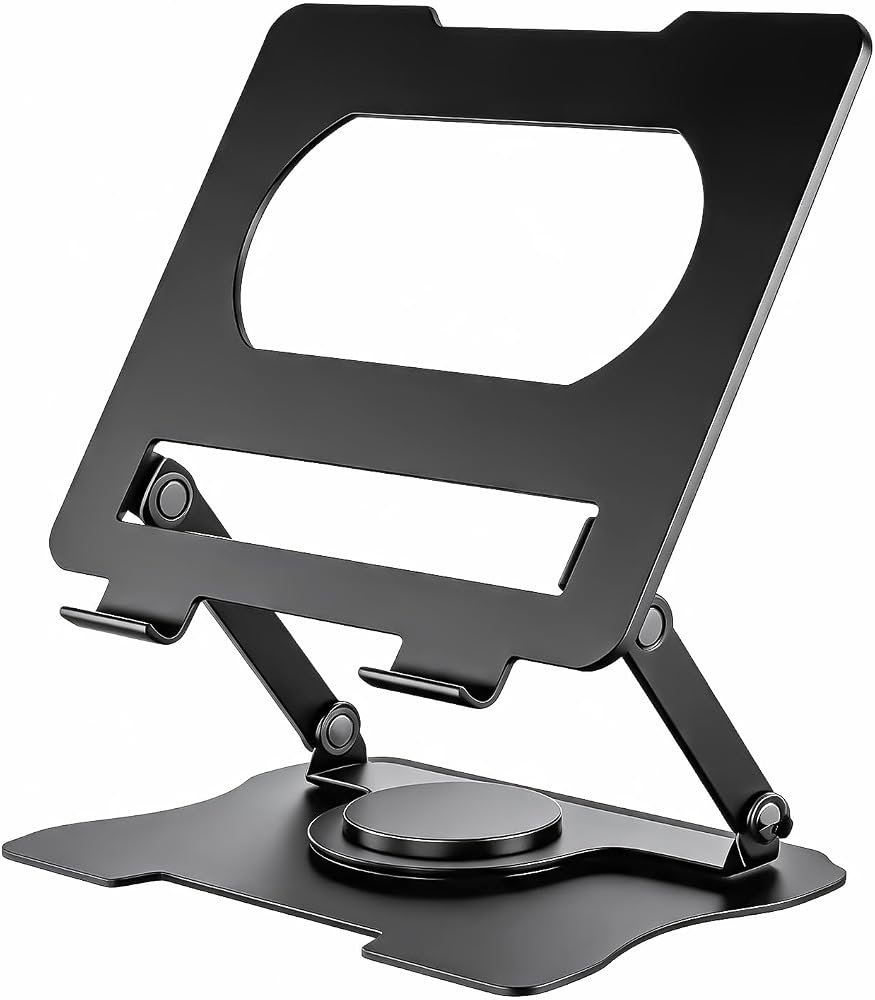 Ergonomic Computer Stand for Desk, Adjustable Height Laptop Stand, Notebook Mount Holder Compatible with 10-15.6 Inch Laptops, Tablets
