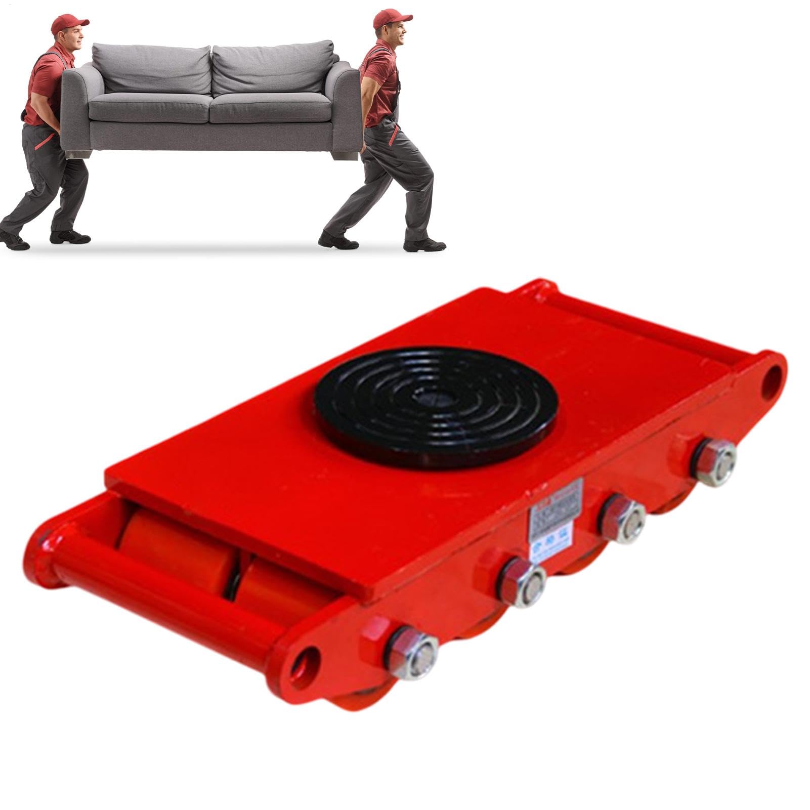 Pattini per macchine,Pattini per macchine pesanti | Attrezzature per traslochi industriali - Pattino per macchinari Carrello per macchinari industriali 8T/12T/15T Pattino per macchinari pesanti per of