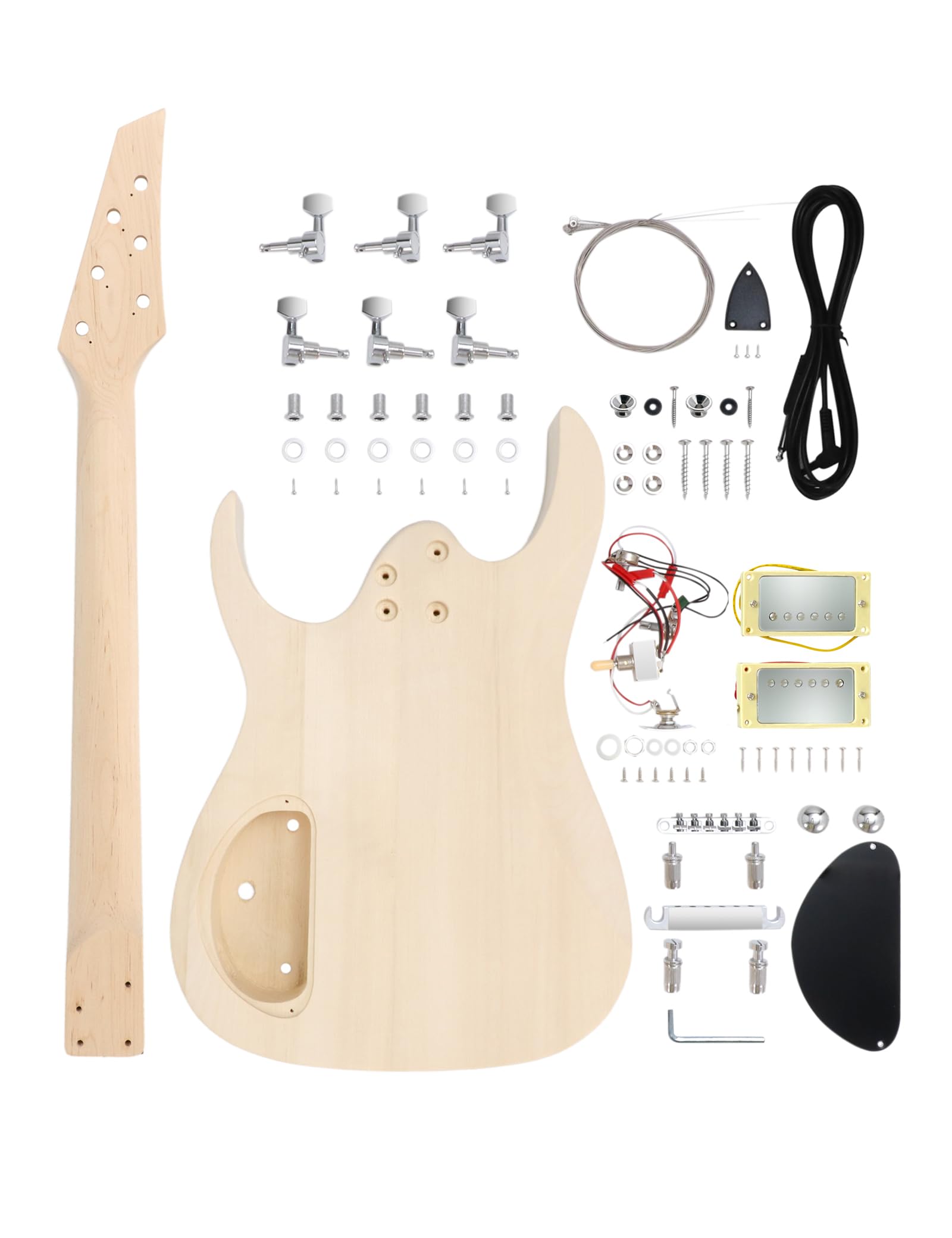 Amazon.com: Fistrock DIY Electric Guitar Kit Beginner Kit 6 String