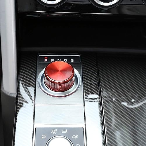 Miniatura 10 de CHEYA Pomo de palanca de cambios de aleación de zinc SV negro y rojo de repuesto para Land Rover Discovery Sport Discovery 4 LR4 LR5 L462 Range