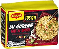 Maggi Fusian Noodles Mi Goreng Hot & Spicy 30 Pack, 6 x 5
