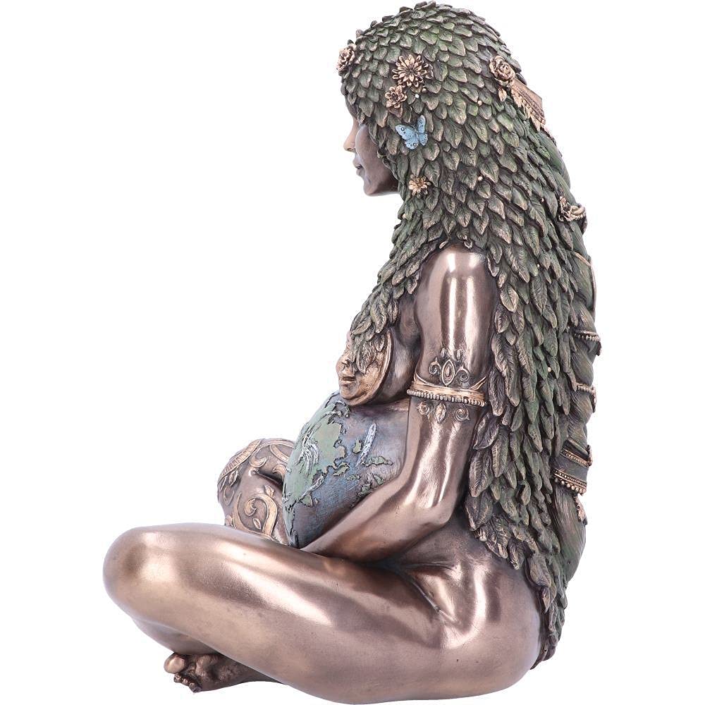 Nemesis Now Ethereal Gaia Art Statue Figur, Polyresin, Bronze, Mutter Erde, 30 cm