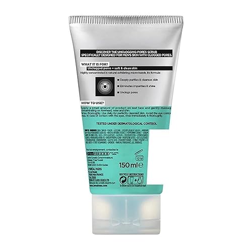 Miniatura 2 de L'Oreal Paris Men Expert - Exfoliante facial Hydra Energetic Deep Exfoliating Face Wash para hombres, 3.4 fl oz