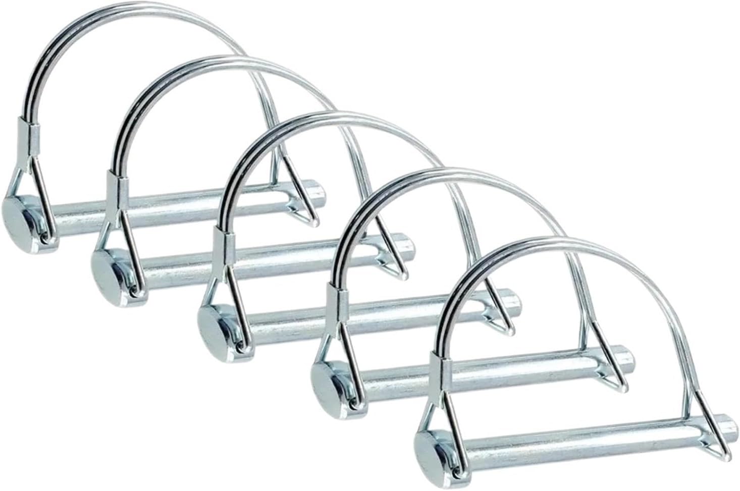 8pcs Quick Lock Release Trailer Truck Coupler Pins Bicycle Stroller Cargo Boat Hitch Hook Clip D Shape Buckle Pin