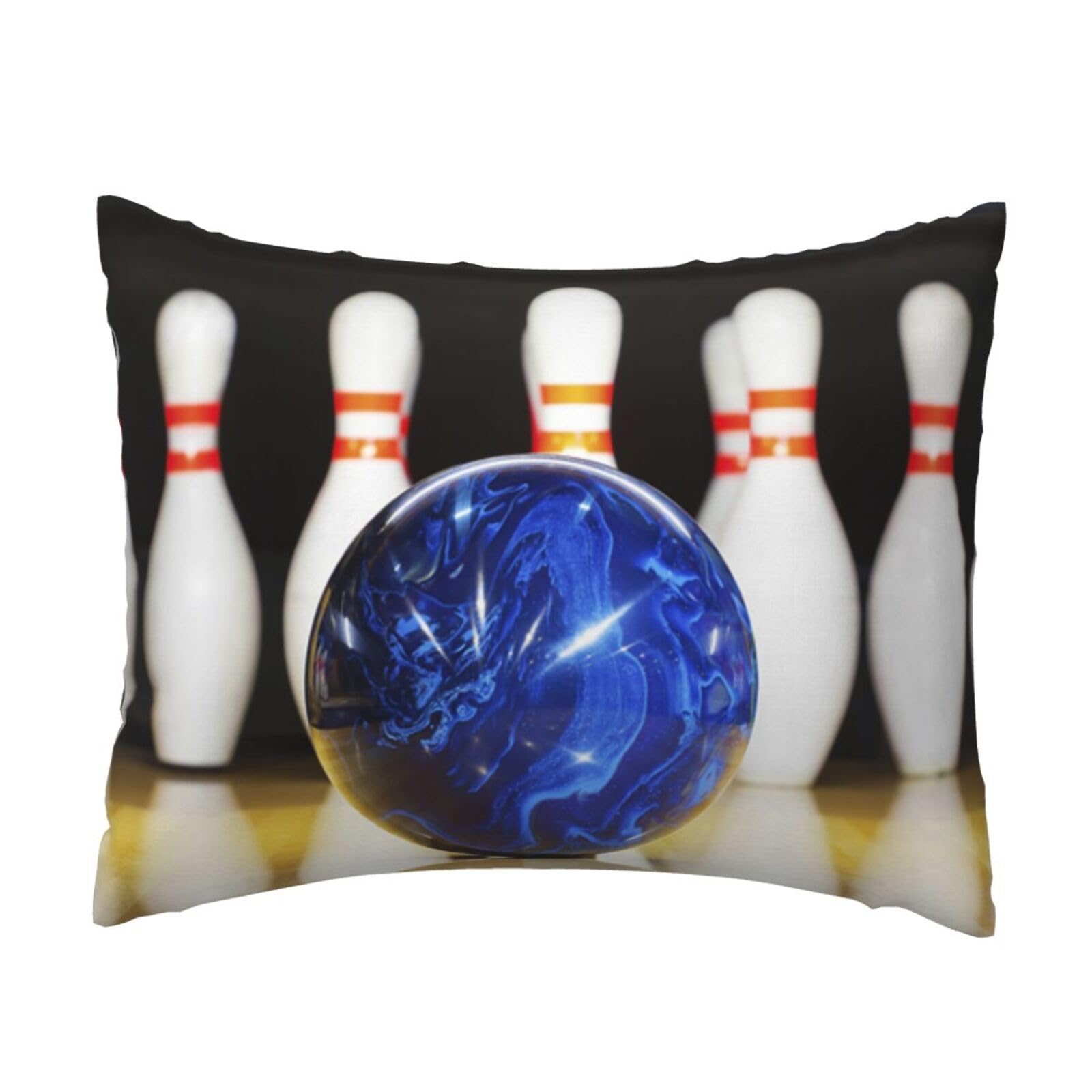 WSHFFILO bowling printed Pillow Case 20x26in Decorative pillowcase Throw Pillow Cover