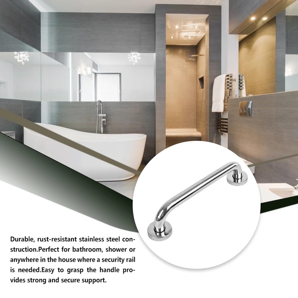 Asidero Ducha,Asidero Baño Barra de Agarre for Toallas de Acero Inoxidable, Soporte for baño, pasamanos de Seguridad, Fuerte Resistencia a la tracción, Barra de Pared, Buen Agarre(50 cm)