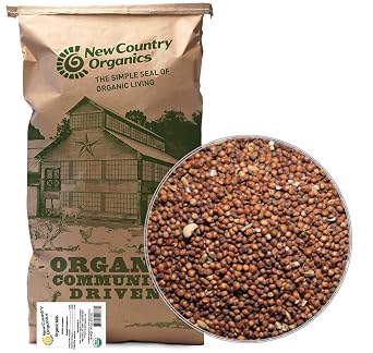 New Country Organics | Organic Milo for Livestock | Certified Organic and Non-GMO | Feed Grade| 40 lbs