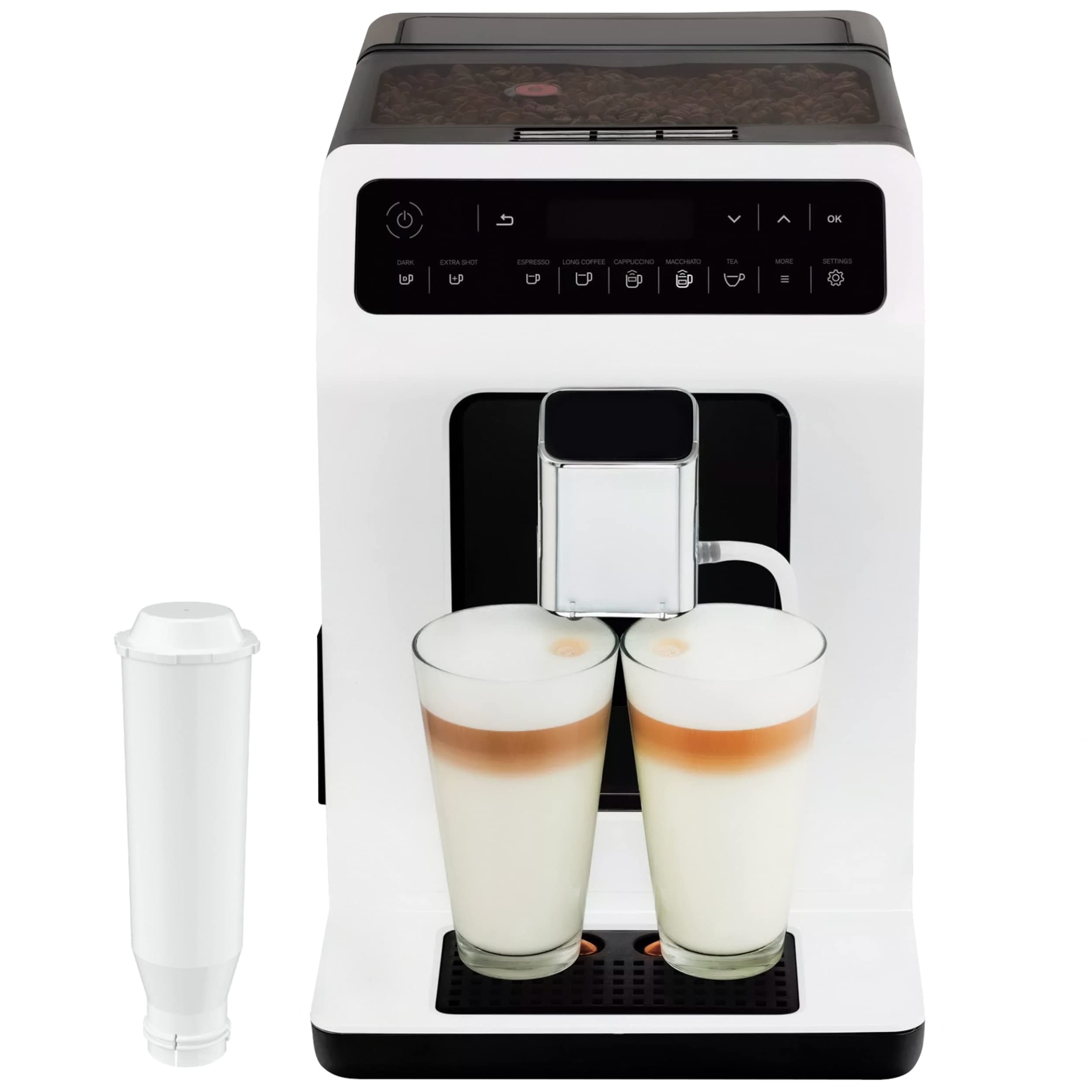 Aquafloow Filtro acqua compatibile con Krups F088 F 088, adatto a molti modelli Krups, Siemens, Bosch, AEG, Tefal, Neff, Gaggenau, confezione da 6