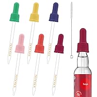 Vista 17 de Pipetas con cuentagotas de vidrio compatibles con SodaStream Bubly Bubbly Drops sabores para accesorios Soda Stream (blanco, 3 unidades)
