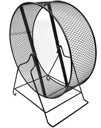 Rutexcハムスター用サイレント回し車 ムーンライトデザイン フラット仕様(走りやすい) 置き型 ペットエクササイズホイール デグー・ハリネズミ・チンチラ対応 家庭用小動物玩具