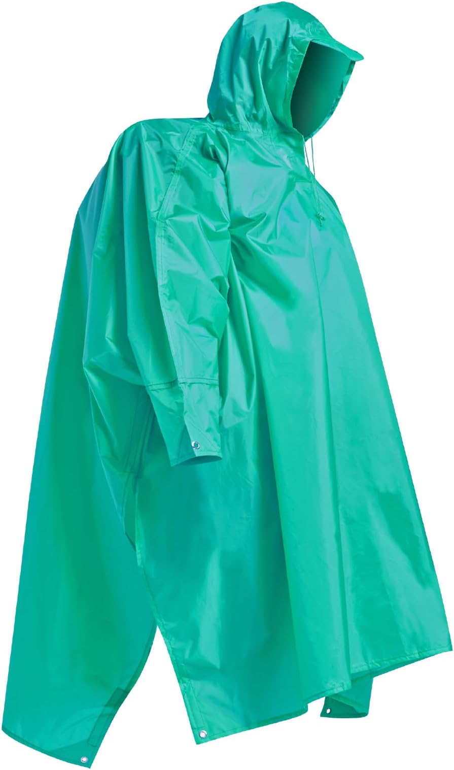 longsingerHooded Rain Poncho for Adult with Pocket Waterproof Lightweight Unisex Raincoat for Hiking Camping Emergency