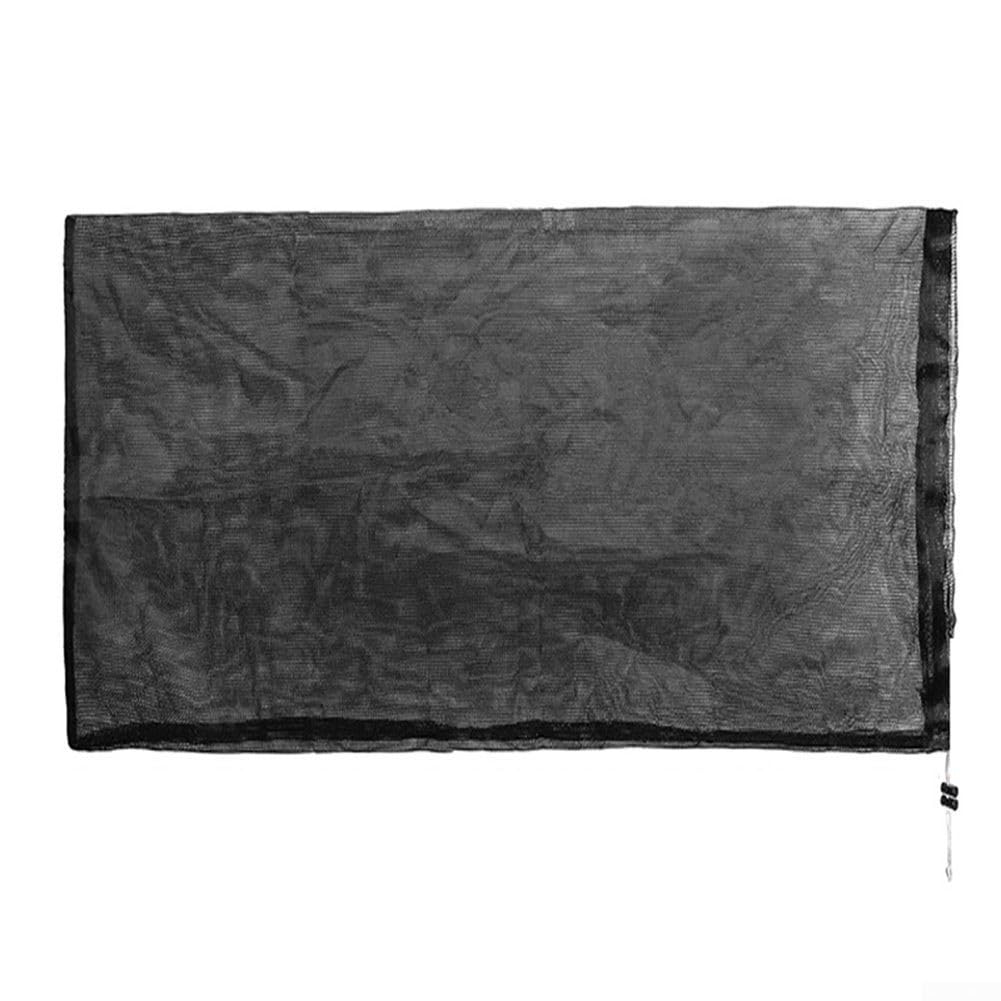 snowchecking Wood Chipper Bag, Leaf Shredder Collection Bag, Garden Waste Bags With Rope Clip For Chipper Replacement Large Capacity Black