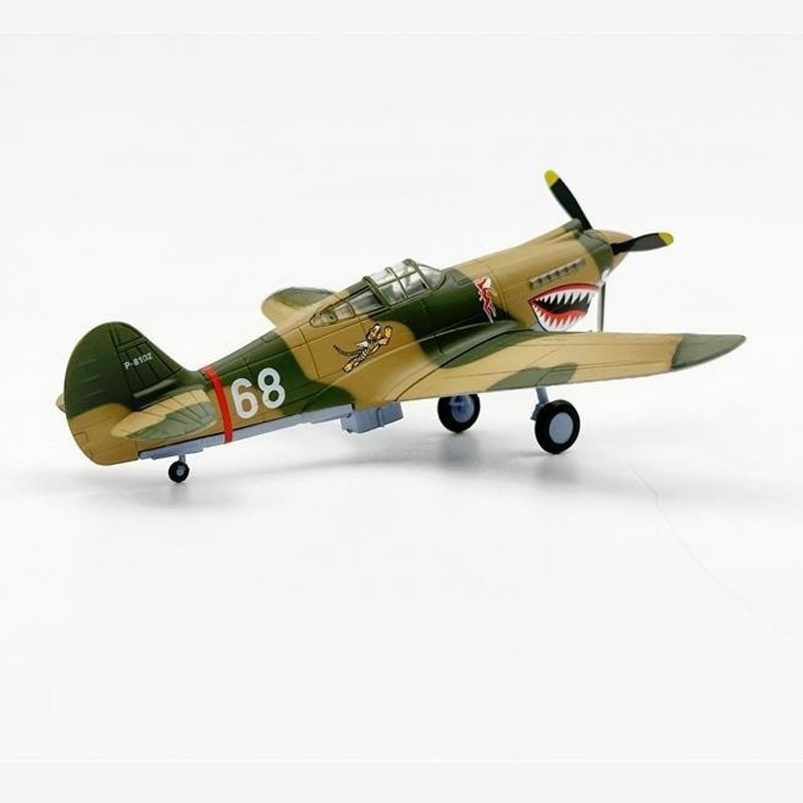 Adorno de Metal para Maqueta de Avión a Escala 1:72, Regalo P40 para Decoración de Estanterías de Oficina.