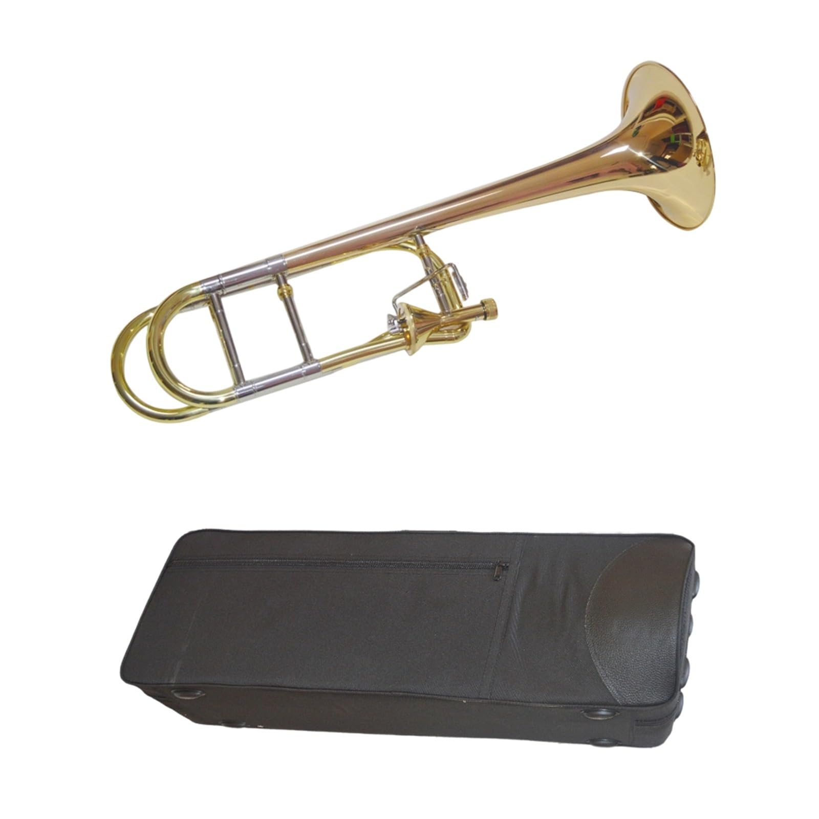Puzon Puzon Tenorowy Z Zaworem Dzwonek Ze Złotego Mosiądzu Instrument Stożkowy Odpowiedni Dla Początkujących Profesjonalnych