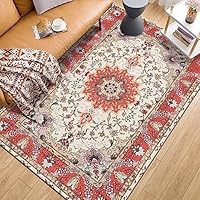 花柄ラグ・カーペットペルシャ Amazon | ラグ カーペット 洗える 花柄24 オールシーズン適用