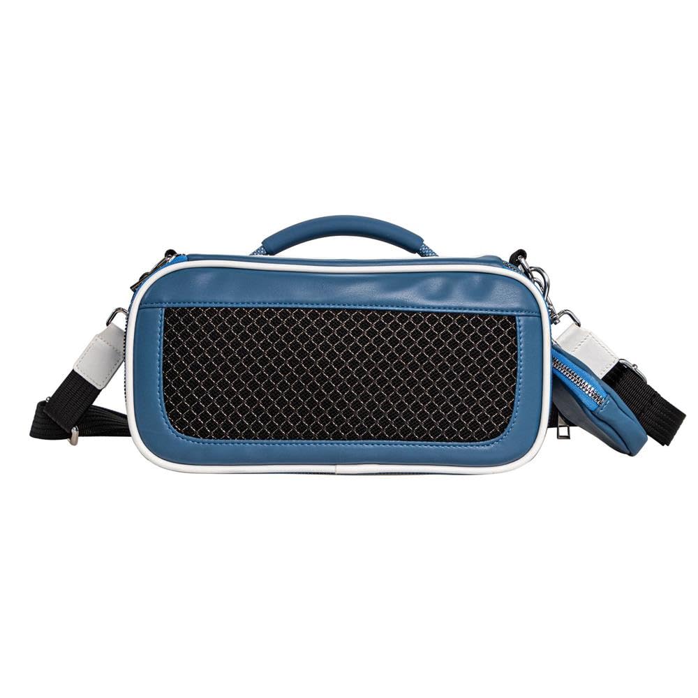JOYSOG Reisetasche für Bose SoundLink Max tragbare Lautsprecher, schützender Aufbewahrungs-Organizer mit Mini-Tasche und Schultergurt, Blau