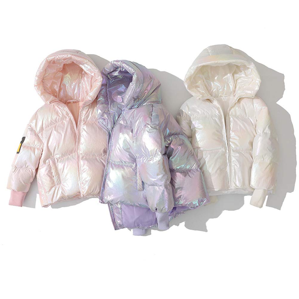 GUOCU Bambini Giubbotto Piumino Invernale Ragazzi Ragazze Leggero Impermeabile Cappotto Con Cappuccio Da Bimbo Caldo Capispalla