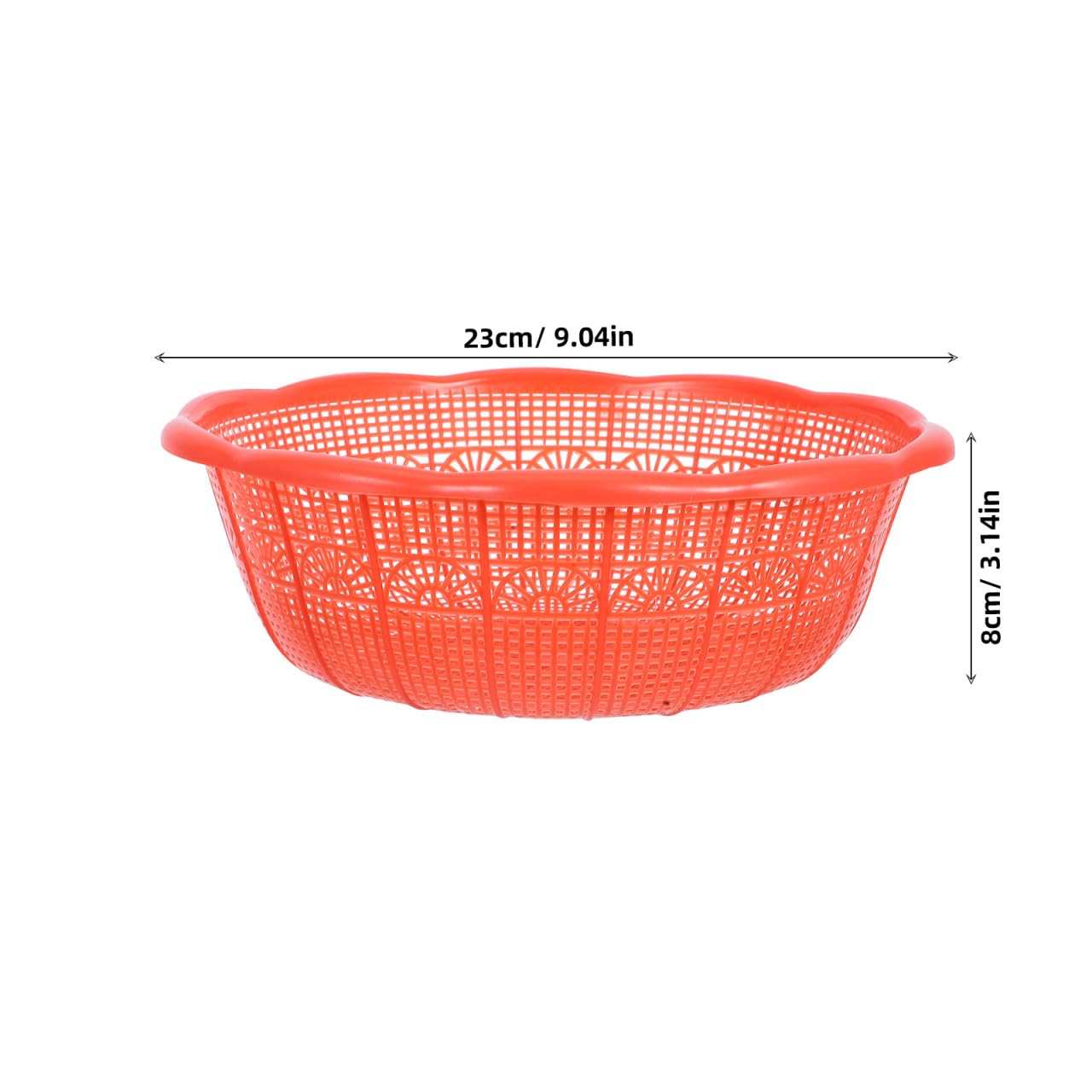 Lot de 10 bols à riz en plastique - Panier de nettoyage de riz - Panier de lavage en plastique pour fruits - Panier à fruits - Panier de vidange domestique