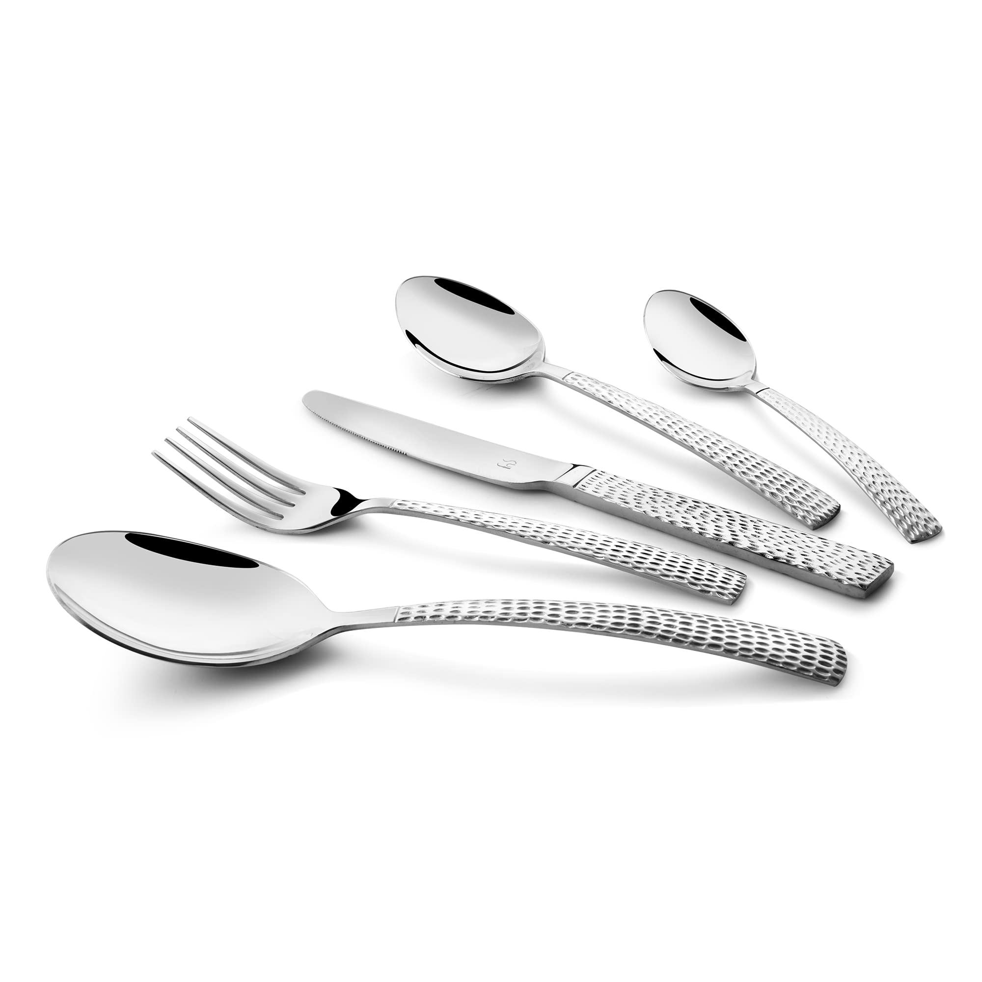 FnS Madrid Cutlery Set - 26 Piece Stainless Steel -4