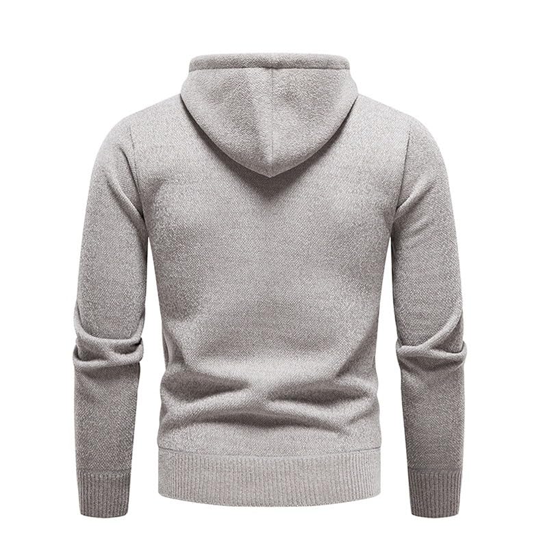 Men's Midweight Fleece Pullover Hoodies Casual Solid Warm Thick Hooded Sweatshirt with Kangaroo Pockets3