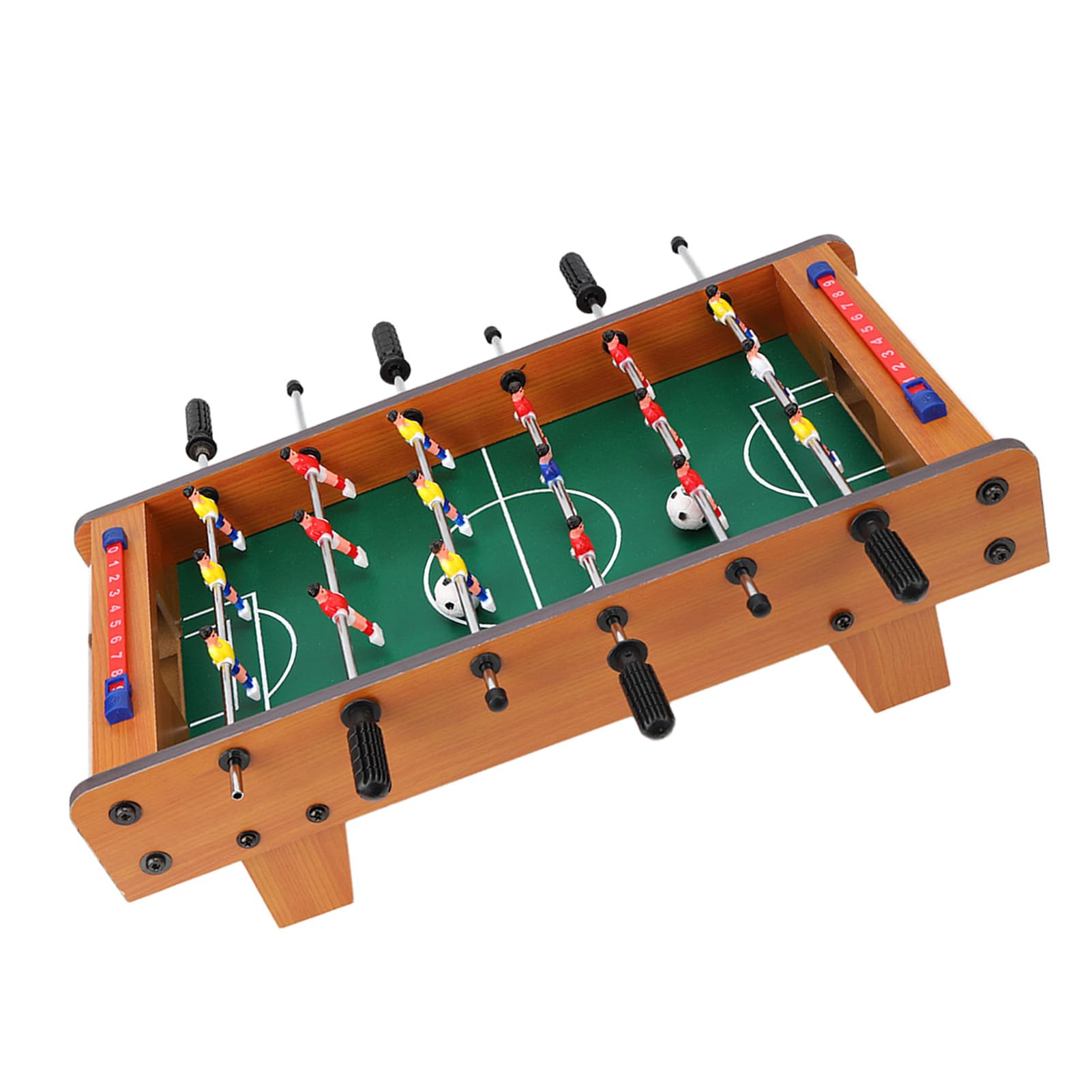 Generic Futbolín de Mesa Competitivo de Madera para Niños y Adultos, Niños Mayores de 2 Años, Color Madera, 19,7 X 9,8 X 6,1 Pulgadas