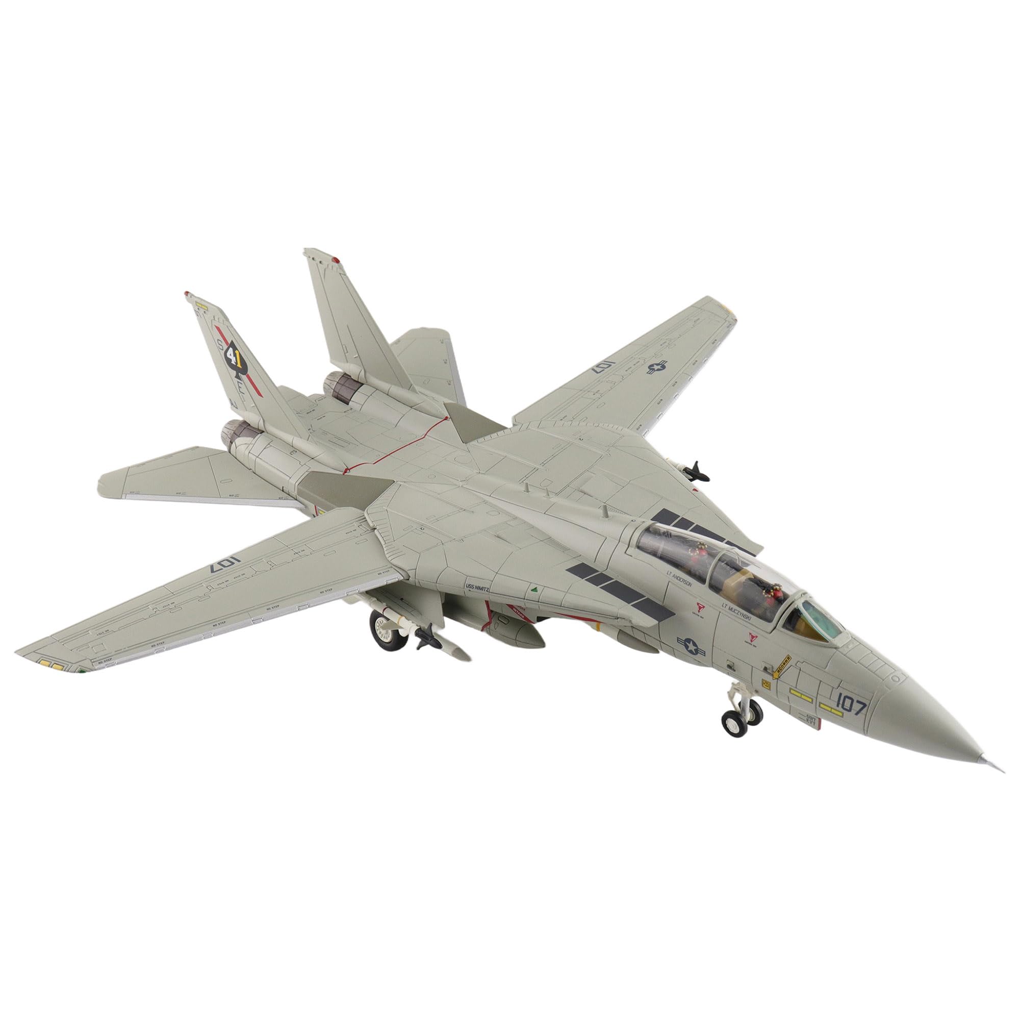 Hobby Master | Replika samolotu wojskowego w skali 1:72 | F-14A Sukhoi Killer 160390, VF-41, USS Nimitz, luty 1982 | Model HA5257