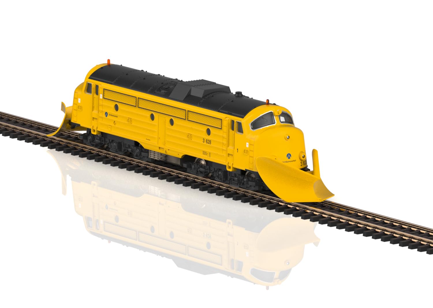 Locomotiva diesel con spazzaneve