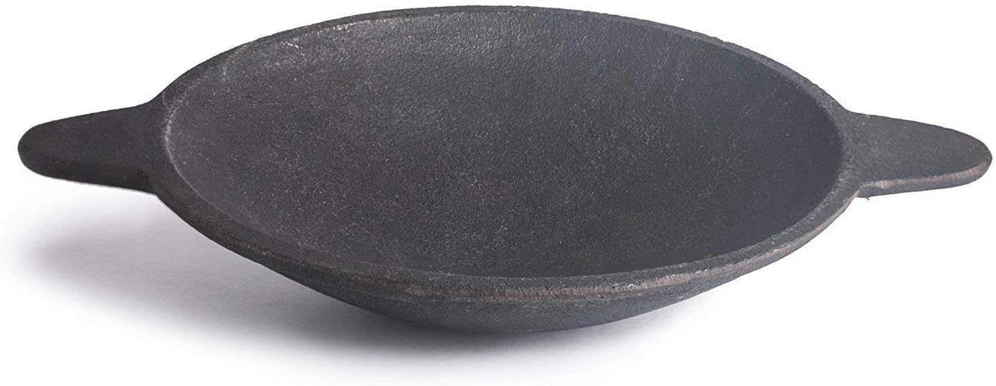 Harsithaa Trading Company Cast Iron Pan,8 Inches,Black