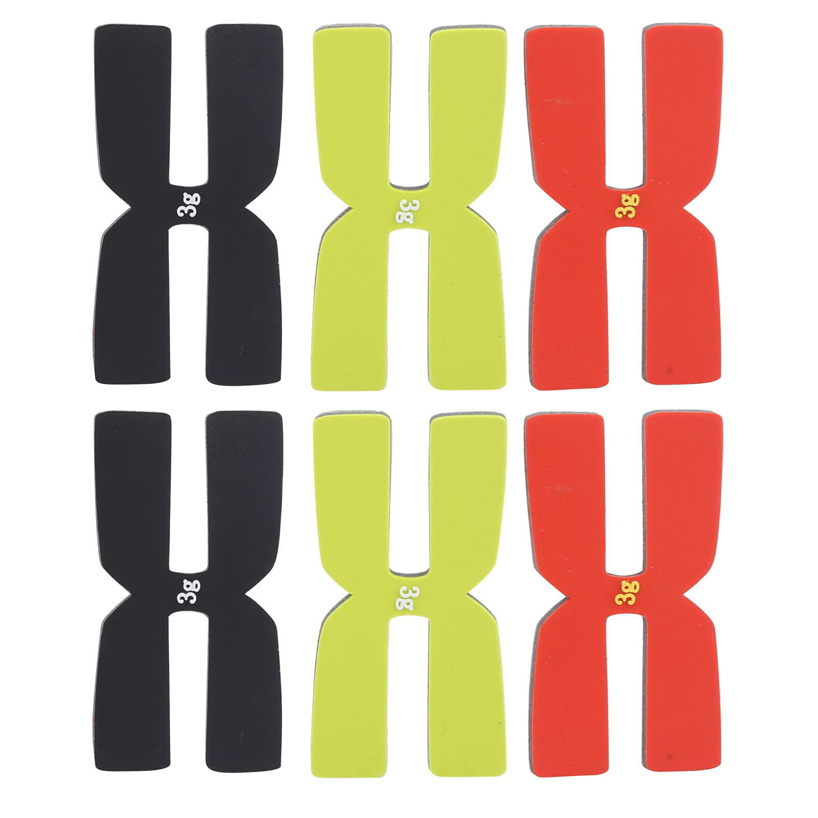 VGEBY Tiras del Equilibrio del Peso de la Raqueta de Tenis, del Equilibrio del Peso de la Raqueta de Tenis del silic¨®n del Tipo 6Pcs H