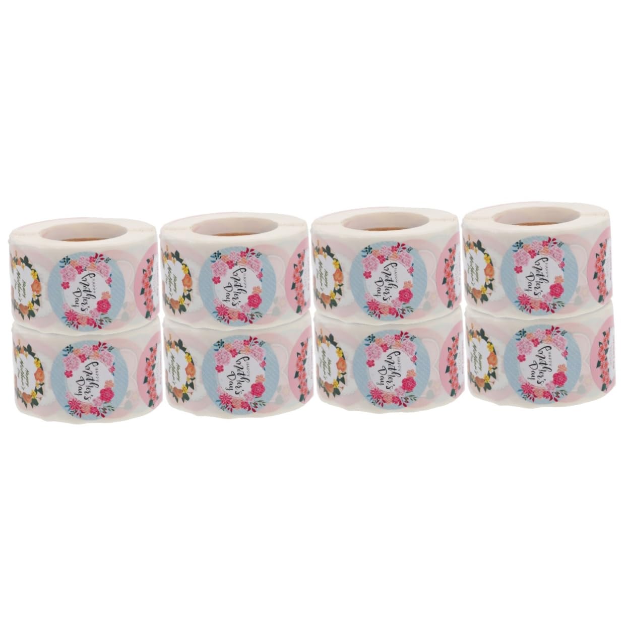 4 Set Adesivi Per La Festa Della Spilli Per Adesivi Per Etichette Caramella Sigillante Etichette Alimentari Chiaro Borse Sigilli Elementi Carta 2 * 4