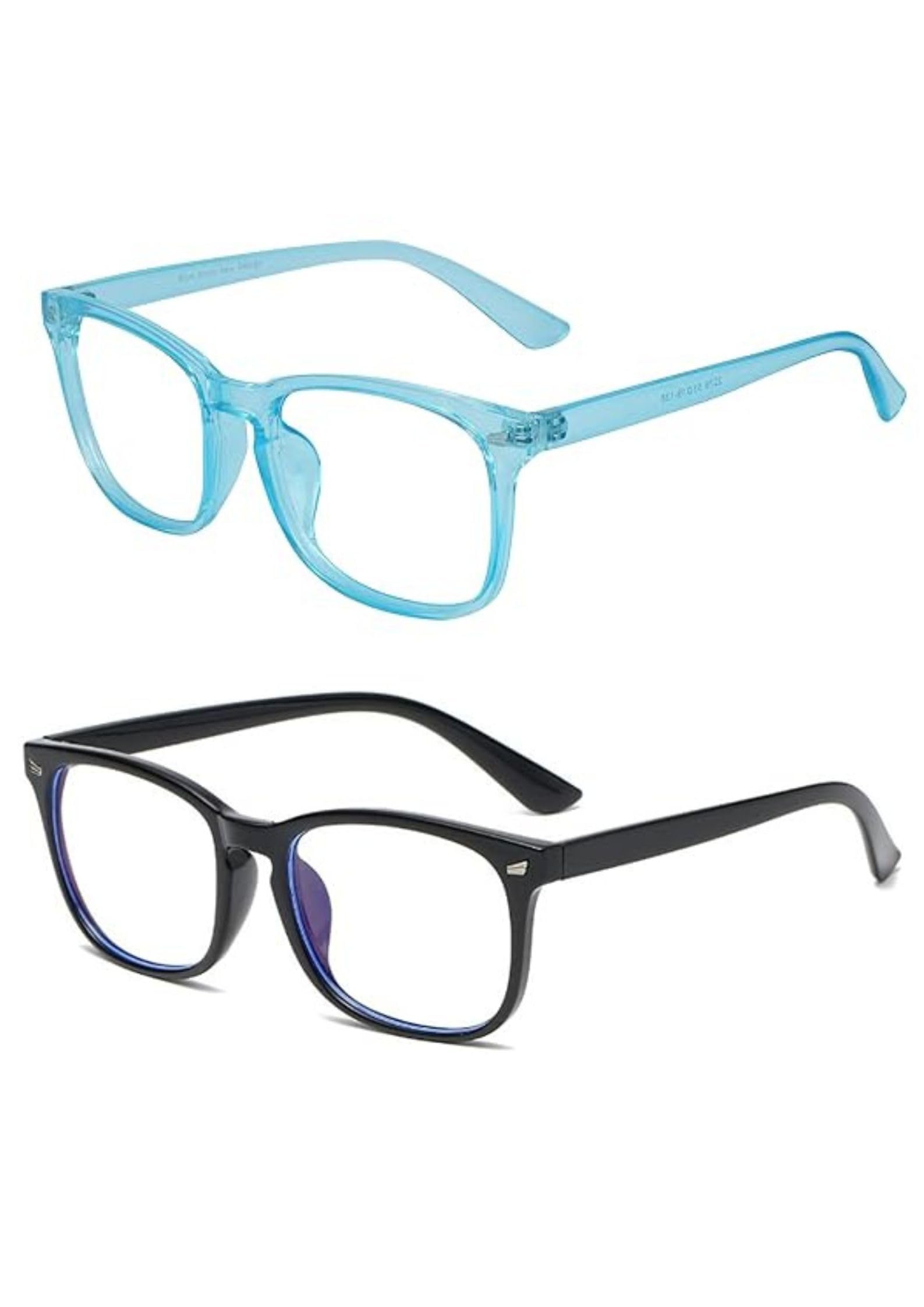 mashamart® Blue Light Blocking Glasses (Combo Of 2) Gaming Filter Square Eyeglasses for Eye Protection Men Women, Computer/Tablet/Laptop/Mobile/TV, Anti-blue & Anti eyestrain (Pink/Black) (B0D9FNZ1XH) Amazon Price History, Amazon Price Tracker