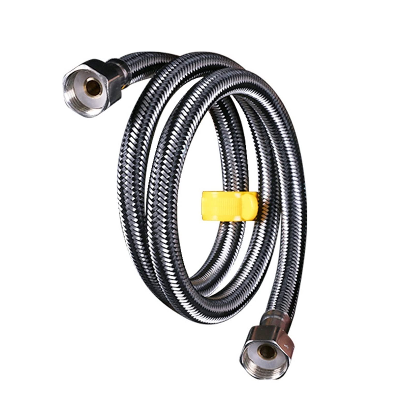 Youngran 1/2 "Idraulico in Acciaio Inossidabile Anti-Esplosione Anti-Esplosione Tubo Flessibile for Tubo Flessibile for Il Tubo for Il Bagno Kitched Rubinetto 20 cm ~ 200 cm Leisurely