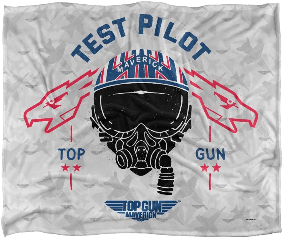 Top Gun: Maverick Blanket, 50"x60" Test Pilot Silky Touch Super Soft Throw Blanket