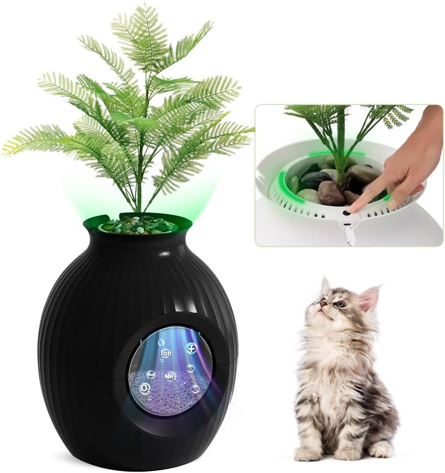 Giantex Cat Litter Box Plant Hidden Litter Box Furniture
