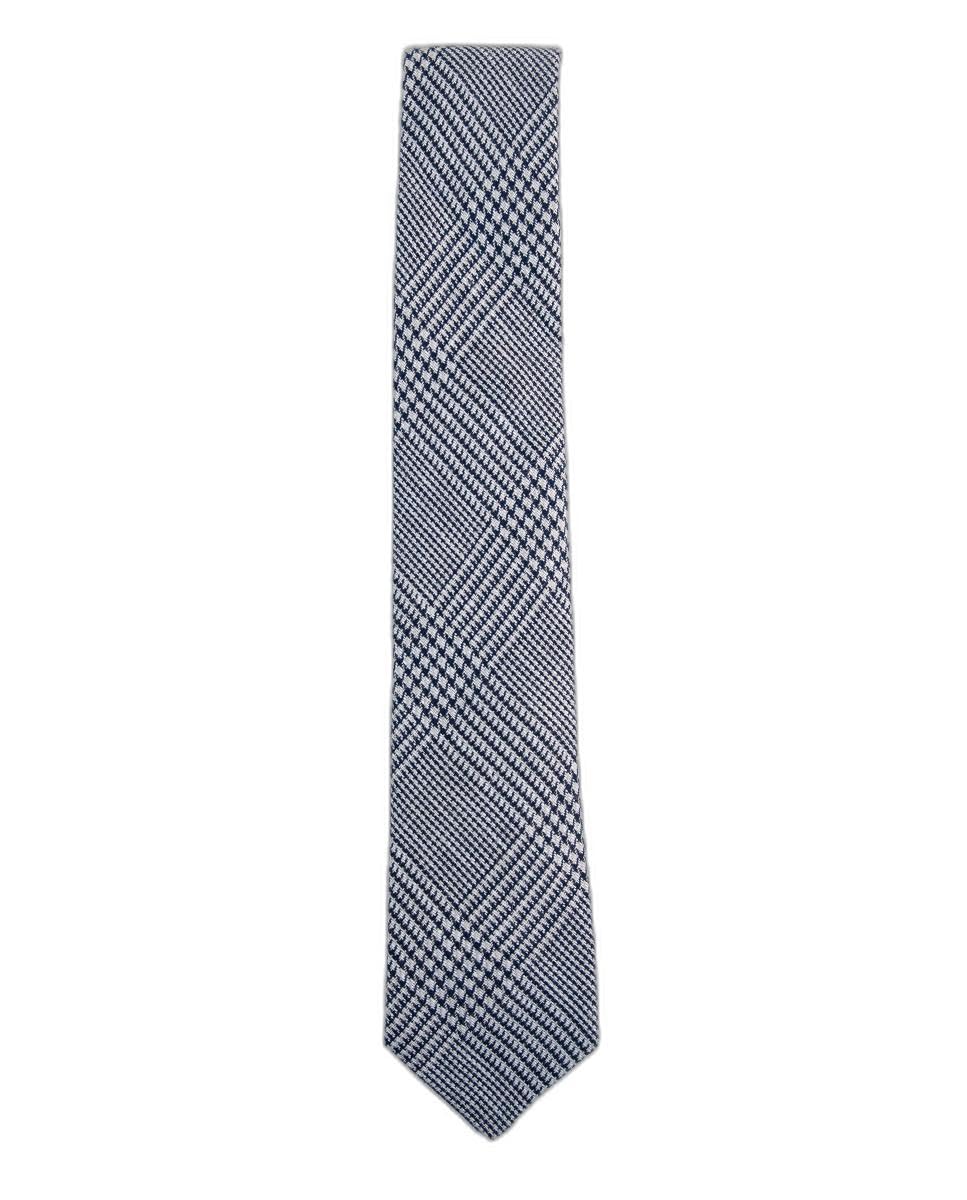 El Ganso Corbata Cuadro Gales Azul