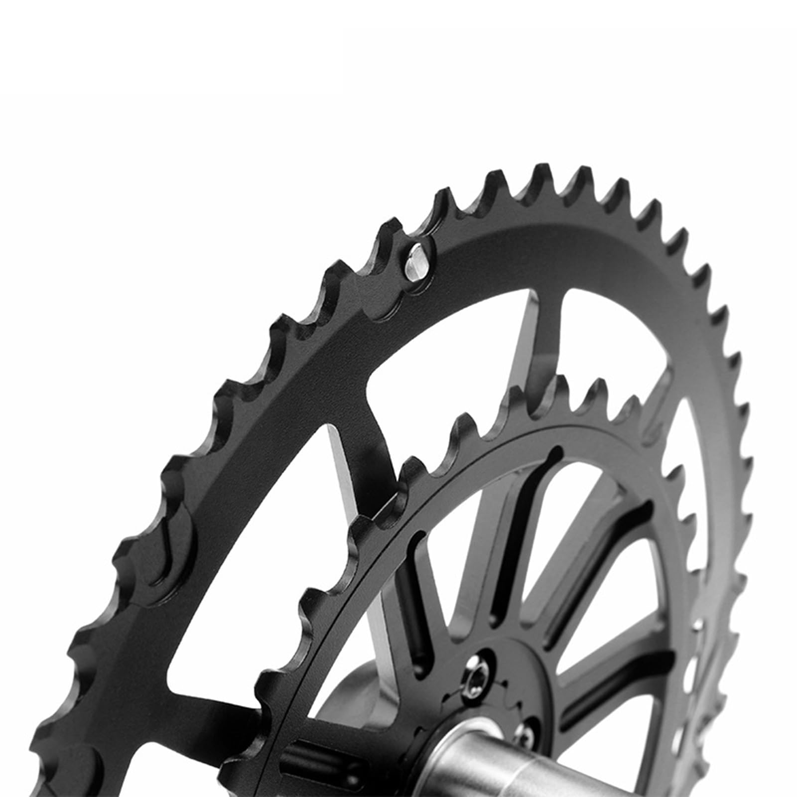 ロードバイク 前輪後輪セット Amazon | ロードバイククランクセット PW-BB68 中空統合クランク