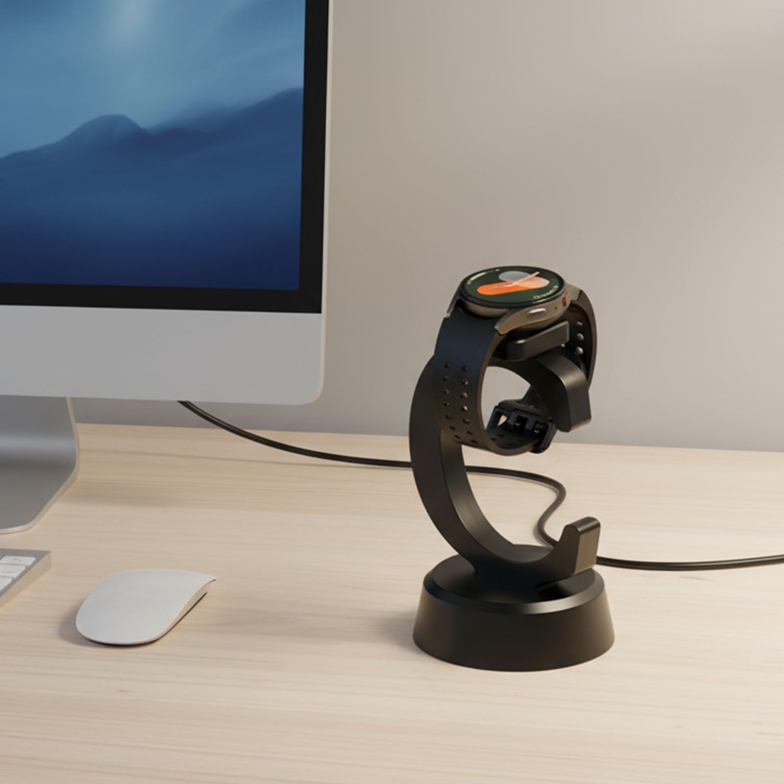 Support de Charge 5 Pièces pour Smsung Galaxy Watch 8/8 Classic/Ultra 2025/7, Station de Recharge de Remplacement, Support de Chargement sans Fil Magnétique