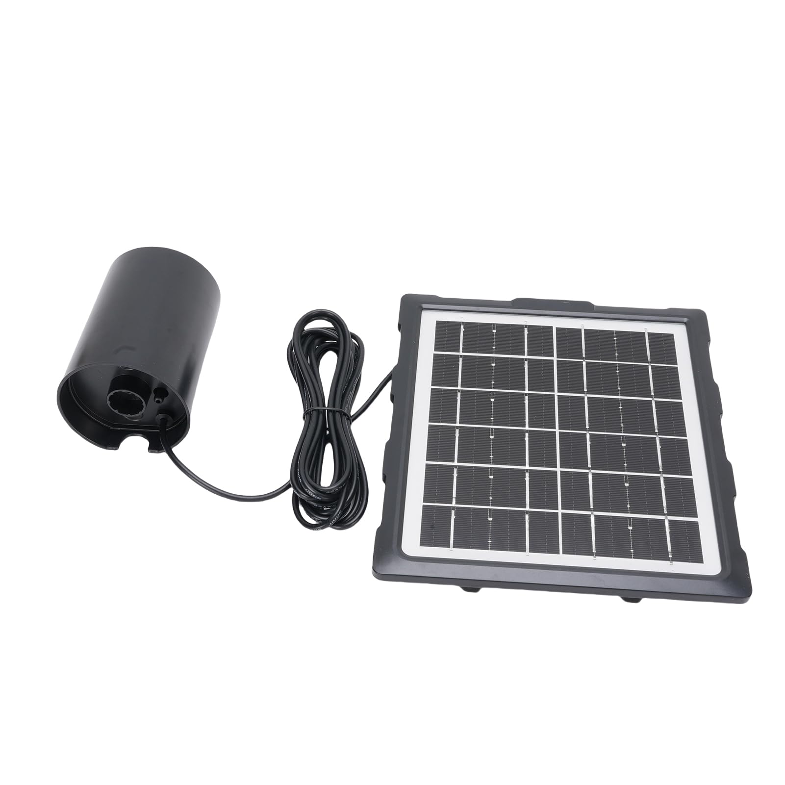 Naroote Batteria da 2400 MAh, Pompa Aeratore a Ossigeno Solare con Autonomia di 60 Ore, per Acquario, Pesci, Laghetto, 3 modalità, IP65, Ossigenazione dell'acqua con Pannello Solare, Aerazione