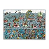Where's Waldo Toys Toys Toys Jigsaw Puzzles 500 Pieces for Adults Puzzle in The World Impossible Puzzles Home Decor Youth Challenging Educational Games Children's Gifts