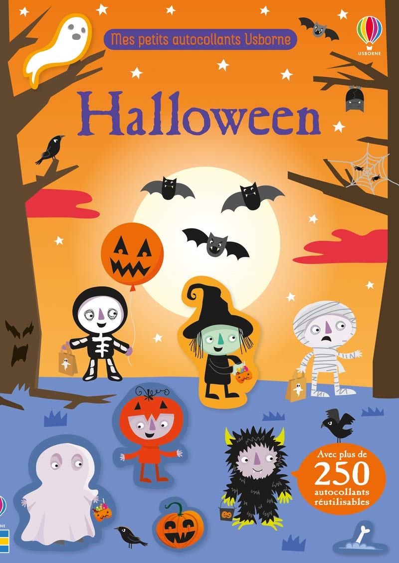 Halloween - Mes petits autocollants Usborne - Dès 3 ans: Avec plus de 250 autocollants réutilisables
