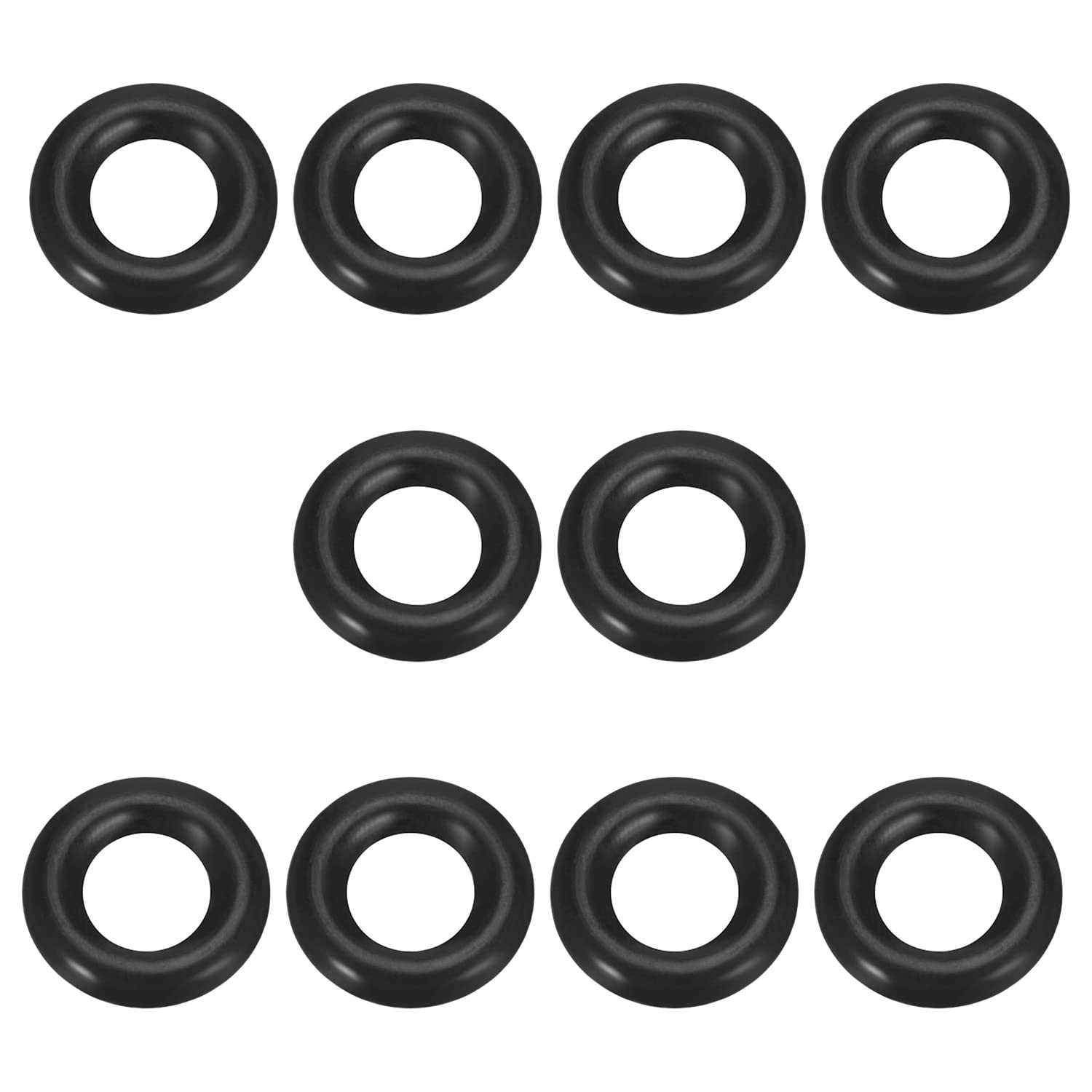 Othmro 10pcs O-Rings Gasket kit, 12mm OD 4mm ID 4mm Width, Nitrile Rubber Washers Sealing Gasket Rings, Washers Seal & Auto Quick Repair