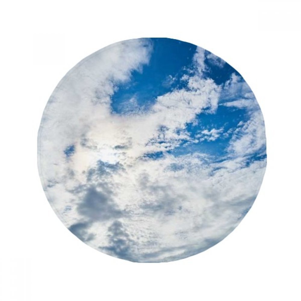 Tapis de sol bleu ciel blanc nuages anti-slip pet mat cuisine 60cm