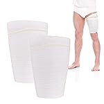 Catheter Leg Bag Holder 2 Count Fabric Catheter Sleeves Urine Leg Bag Holder - Urinary Drainage Bag Stay in Place Urine Bags for Legs Foley Catheter Bag Holder Strap for Men or Women Wheelchairs (S)