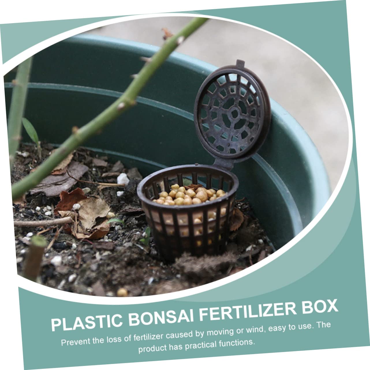 POPETPOP 150pièces Boîtes De Fertilisation Avec Couvercle Conteneurs Réutilisables Pour Engrais De Bonsai Et Plantes