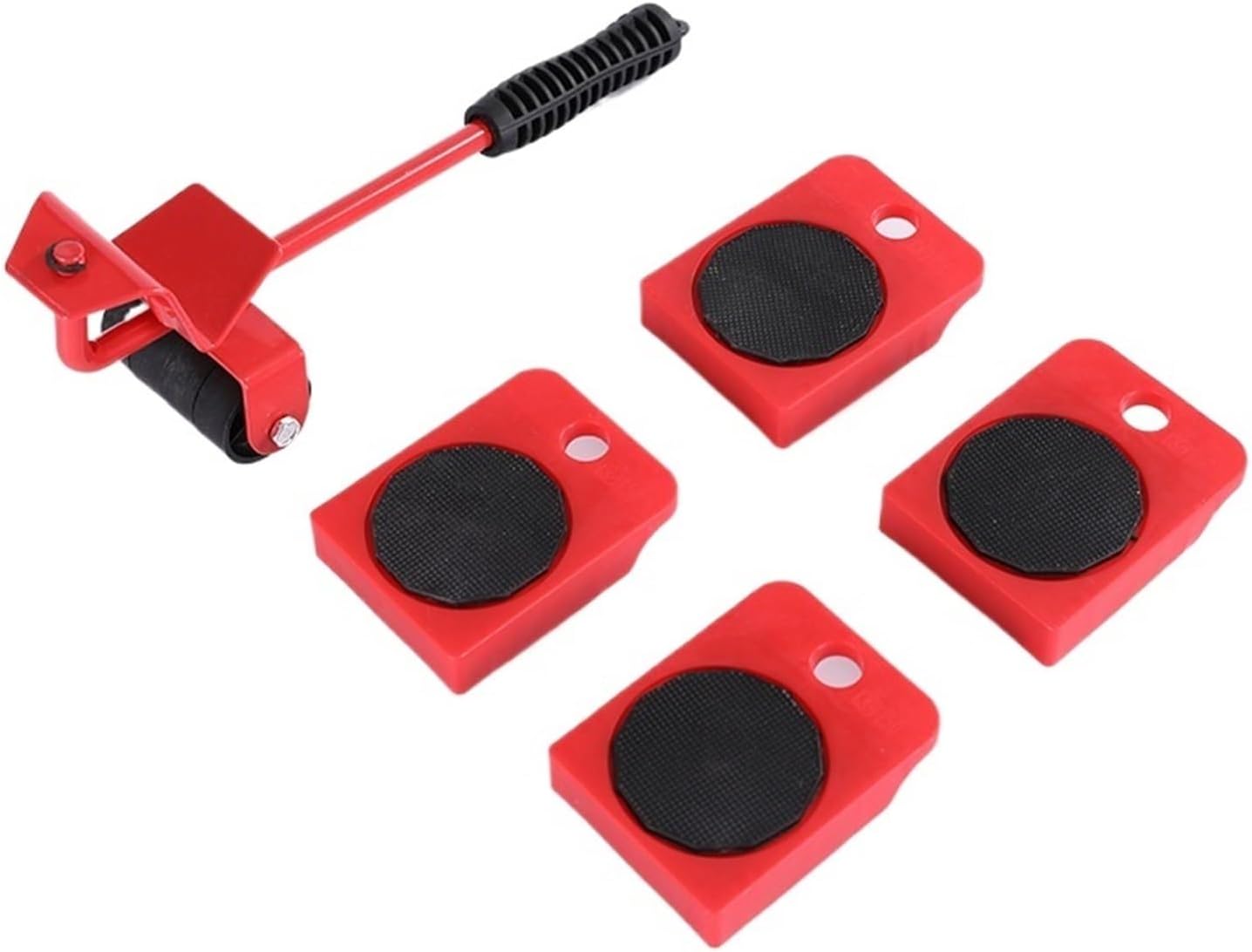 Moving Dolly， Heavy Duty Furniture Lifter Transport Mover Slides Wheel Easy Tool Set Roller Bar Hand Too ，for Furniture