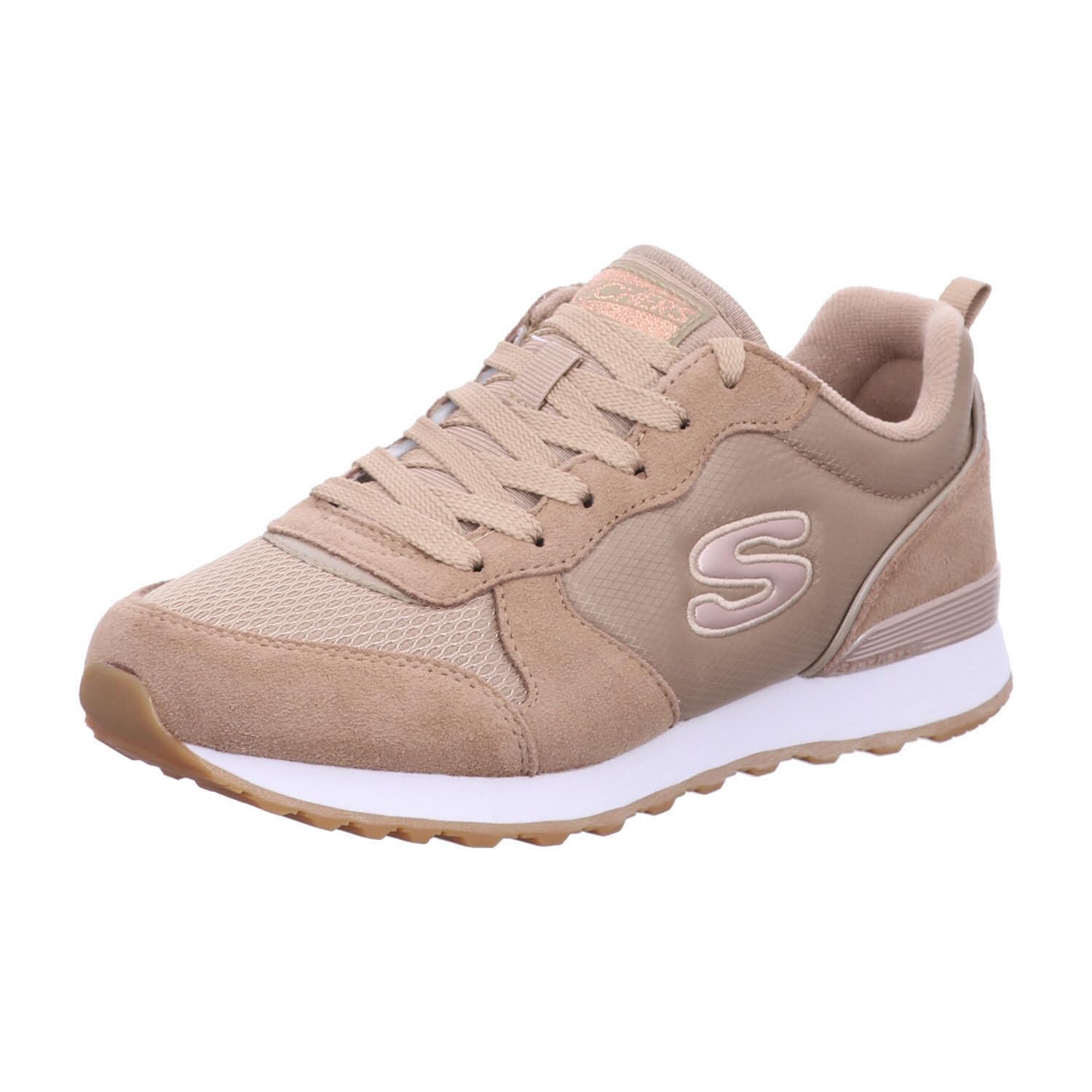 Skechers Women's OG 85 Goldn Gurl Trainer, Tan, 6 UK